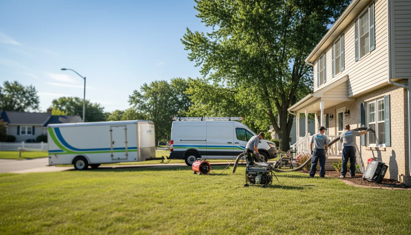 Flooded Basement Restoration And Cleanup With Repair in Litchfield, MN near me